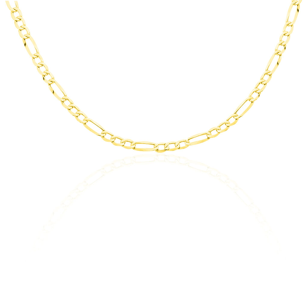 Chaîne Cameo Maille Alternee 1/3 Or Jaune