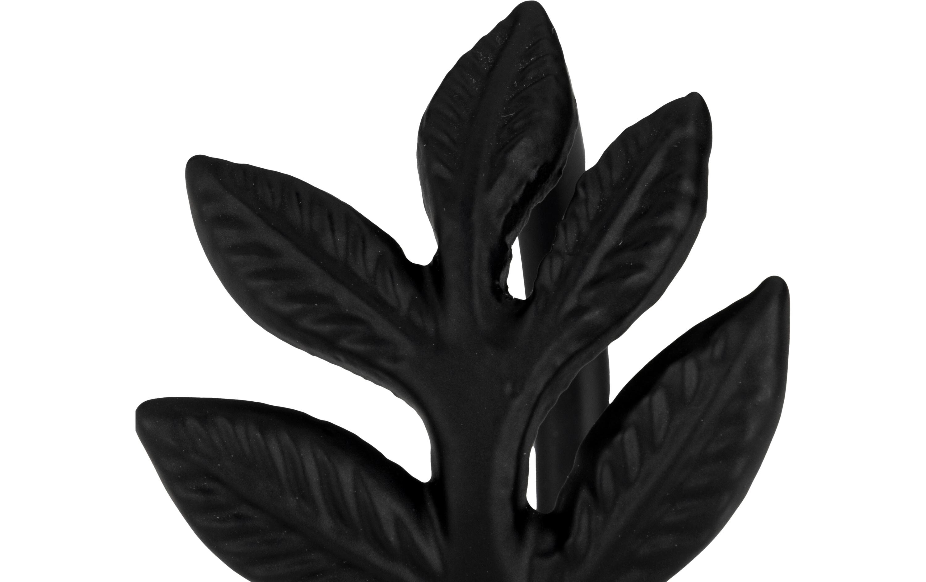 Serviettenring Janapur 5.5 x 4.3 cm, SchwarzLuxuriöser schwarzer Serviettenring für besondere Anlässe