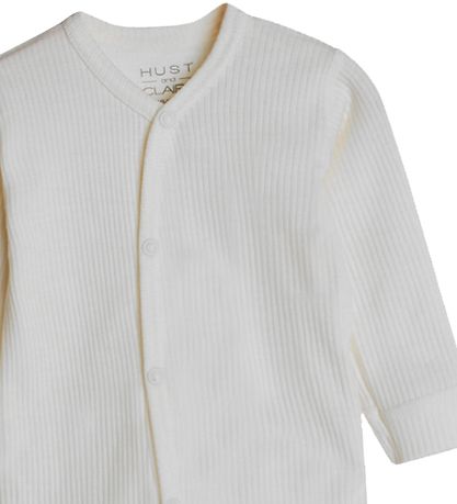 Hust and Claire Strampler - Messi - Rib - Wolle - Off White