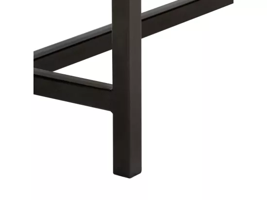 Meuble TV 140x30x50 cm Bois massif de manguier