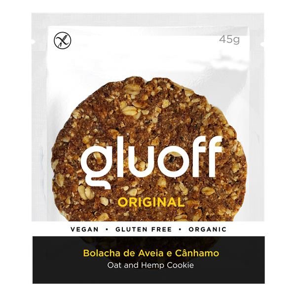 Gluoff Bolacha Aveia Com Cânhamo Bio Sem Glúten