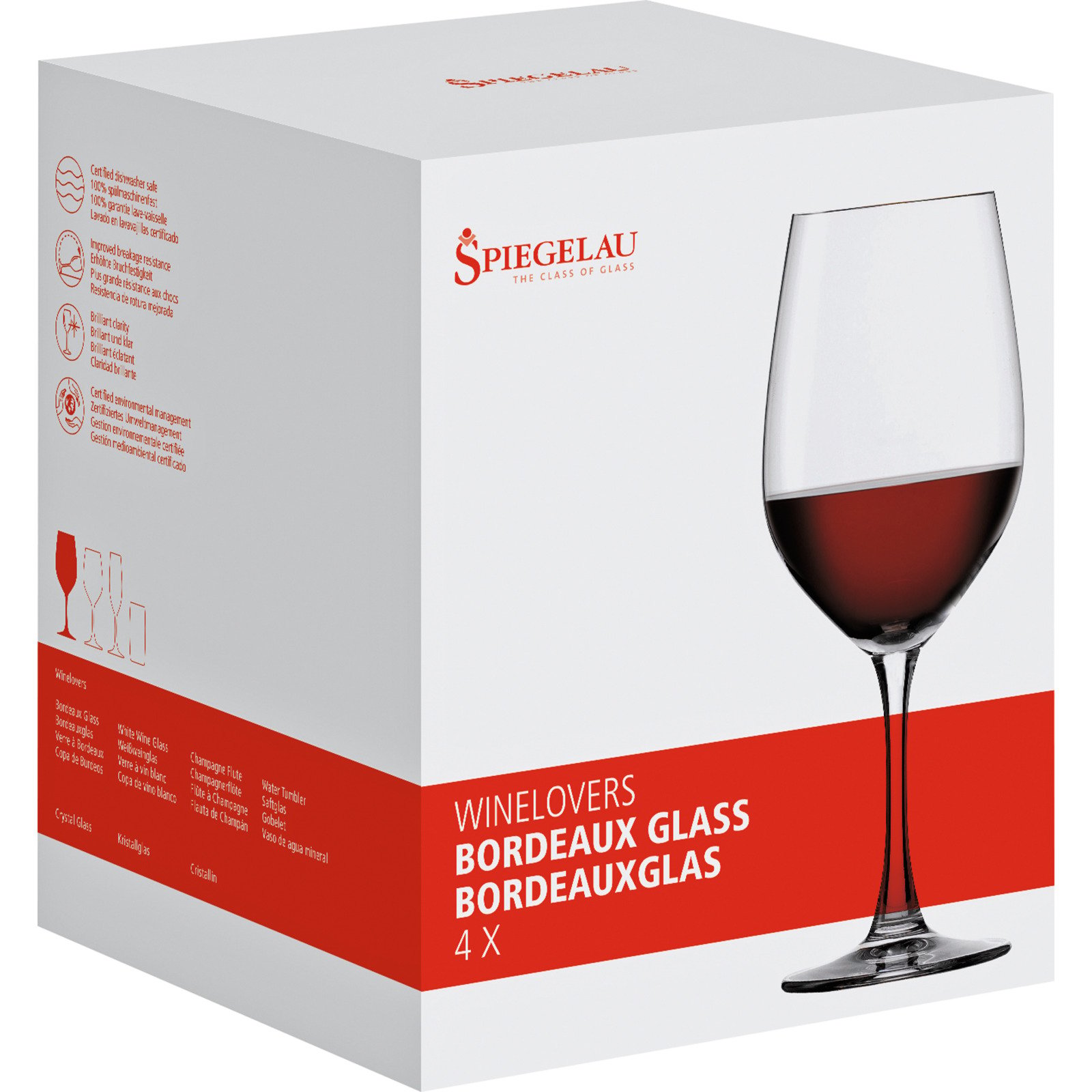 Spiegelau Bordeauxglas Winelovers 4er-Set