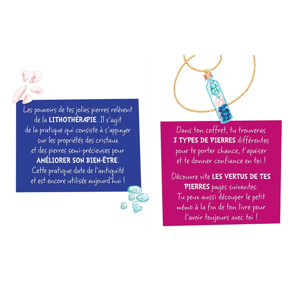 Auzou Fabrication Mon Joli Collier Cristaux Magiques