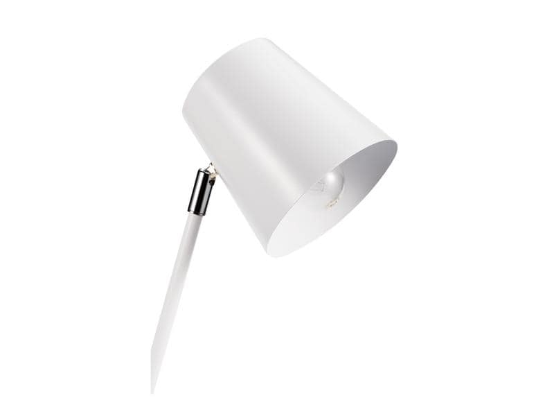 Pauleen Tischleuchte True Ally 1x E14 Weiss/Silber Tischleuchte, Weiss/Silber