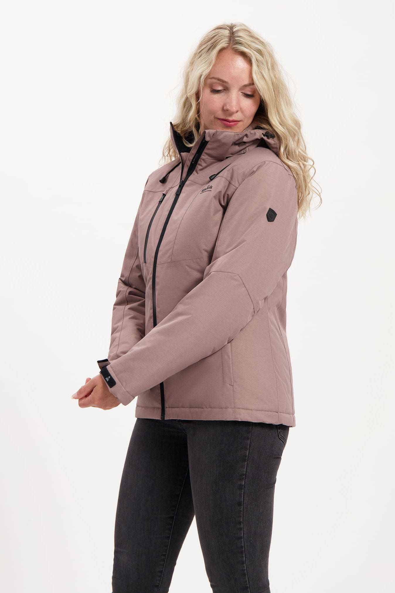 Kjelvik outdoor jas Linna roze