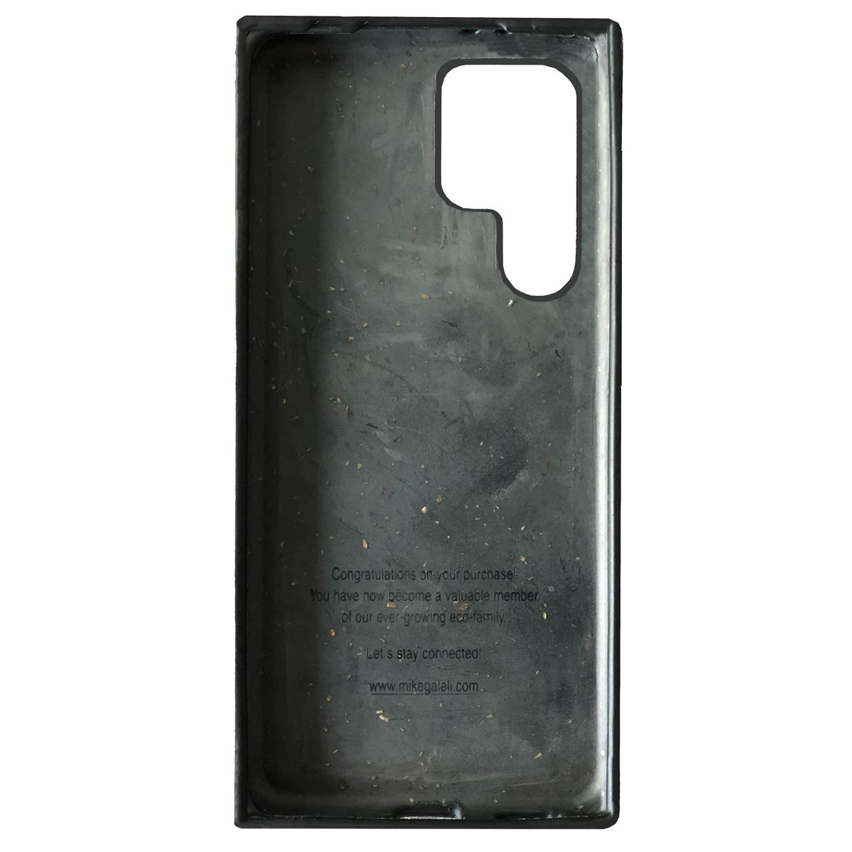 Samsung Galaxy S22 Ultra 5G Bio Back Case Kork Schutzhülle Levi Eco Friendly Nachhaltig Kompostierbar (LEVIS22U-C02) - Braun