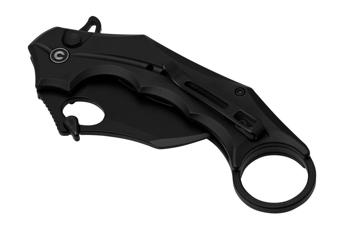 Civivi Incisor II  C16016B-1 Black Aluminium, Black Hawkbill karambit zakmes