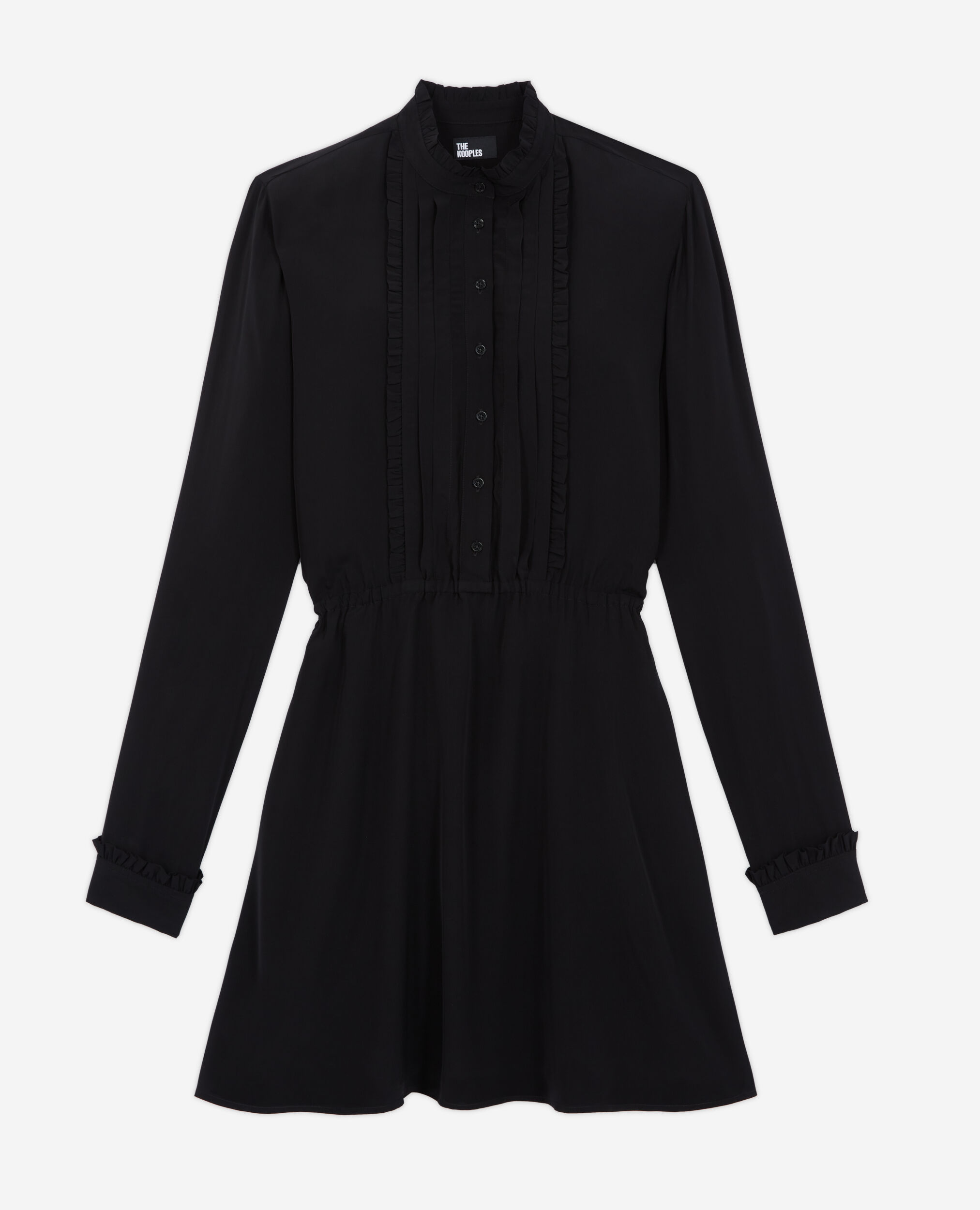 Robe courte décolletée noire