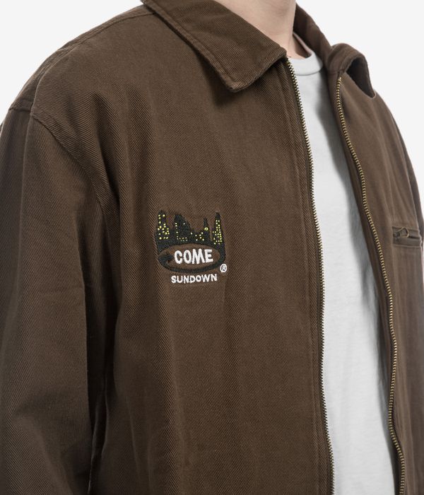 Come Sundown Toil Jacke (washed brown)