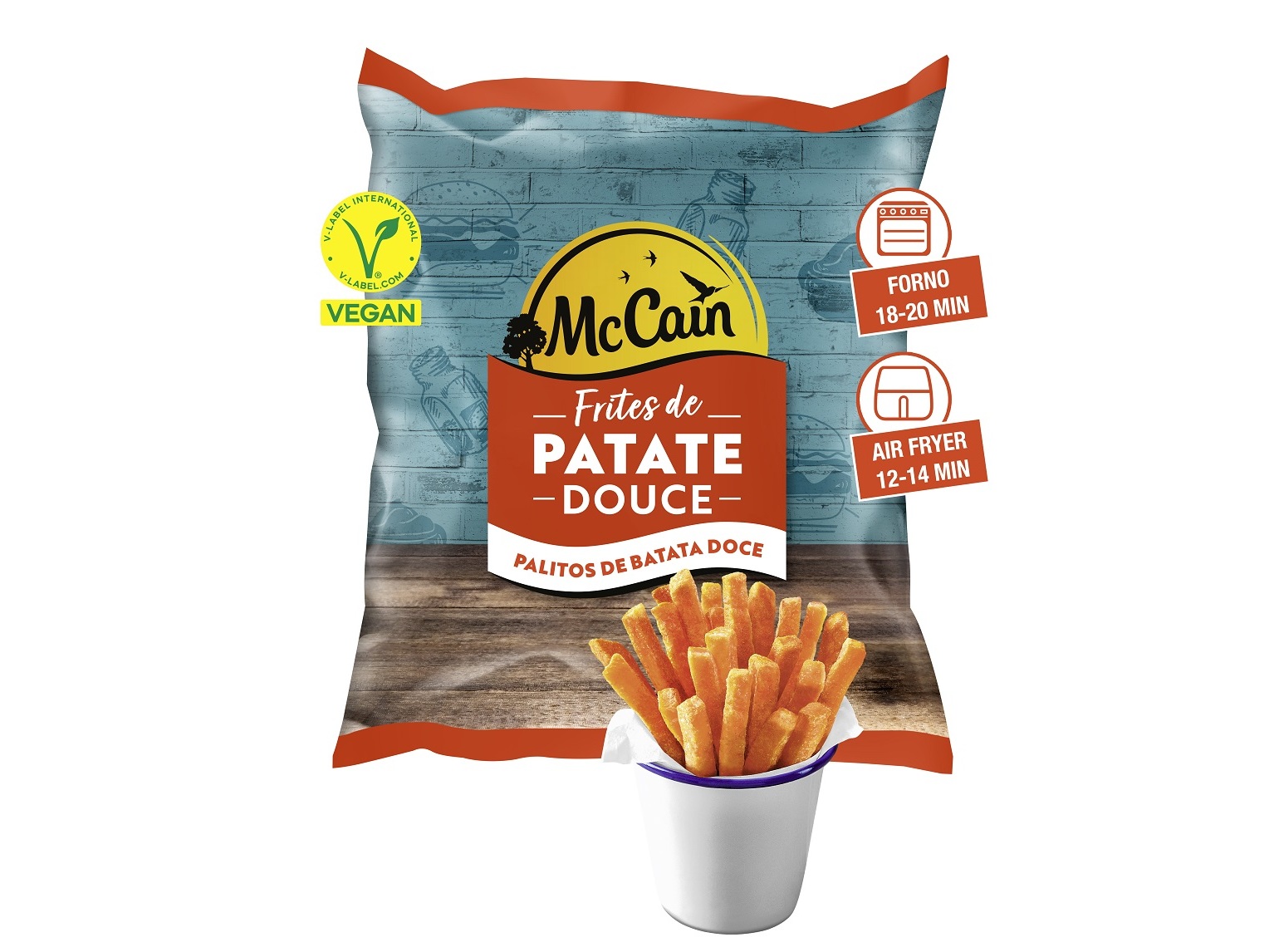 BATATA MCCAIN DOCE PALITOS FORNO 500G