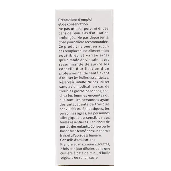 Óleo Essencial de Tomilho Orgânico Haloma com Timol 10ml