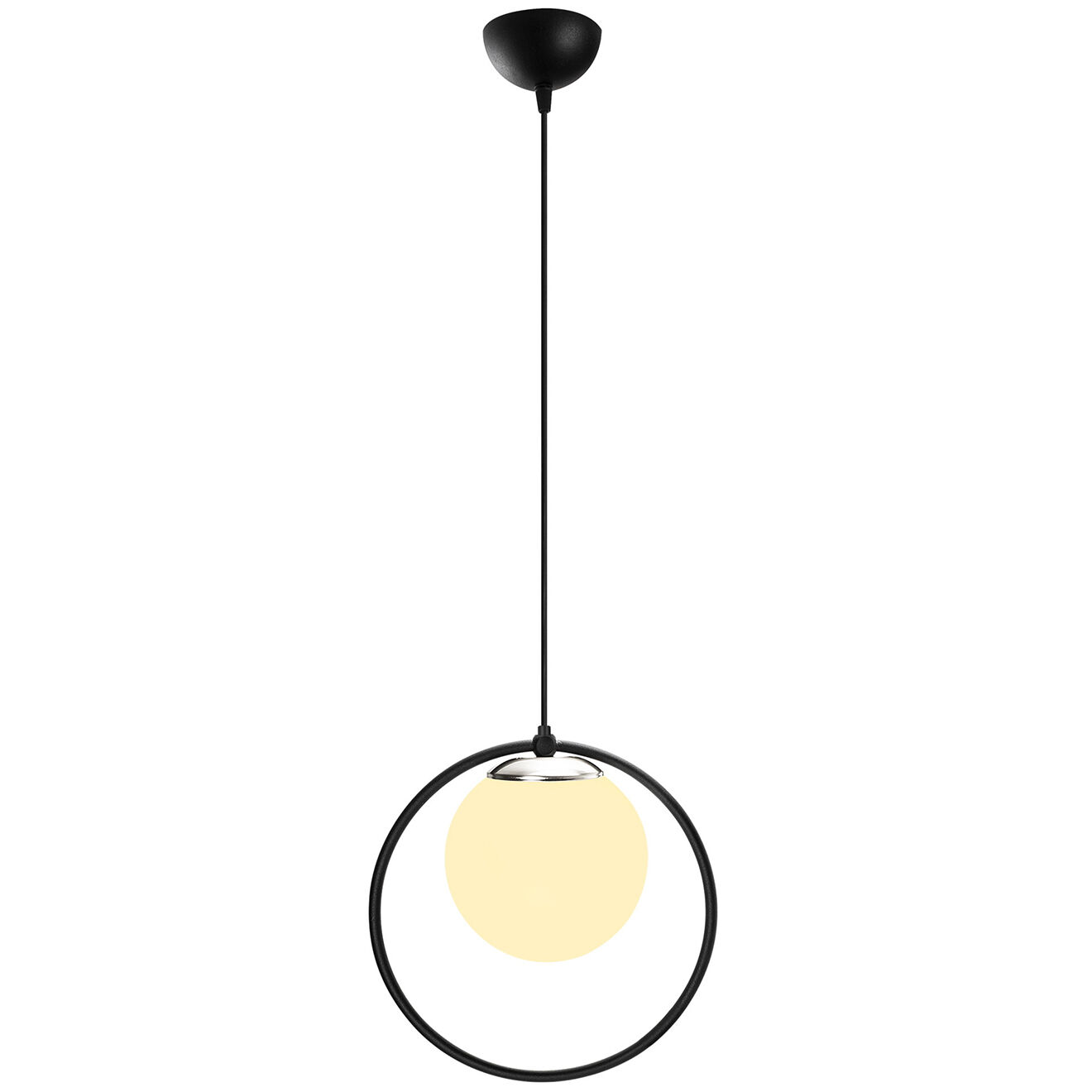 Opviq Suspension Dolunay noir/blanc - 26x15x126 cm