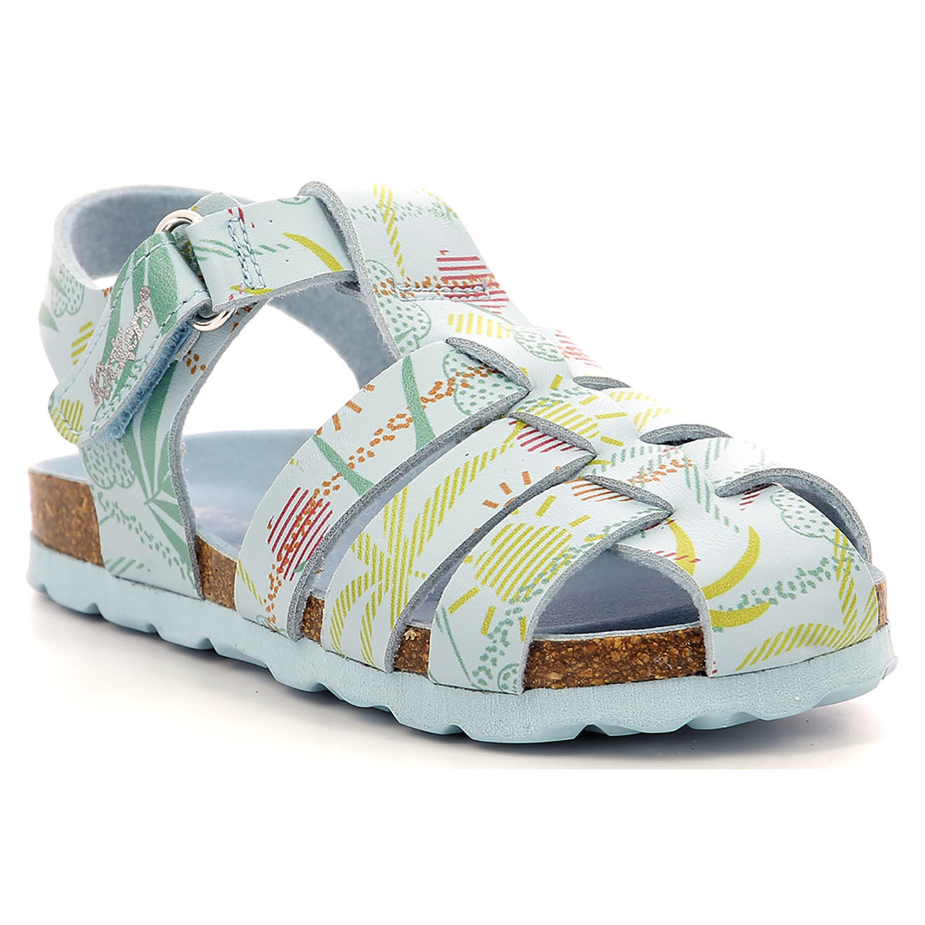Kickers Sandales Summertan bleu clair/sunshine