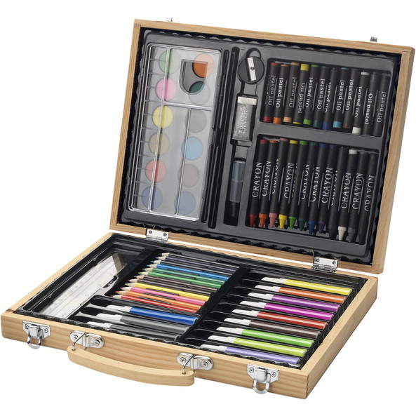 EgotierPro 106072 - Set de coloriage 67 pièces Rainbow