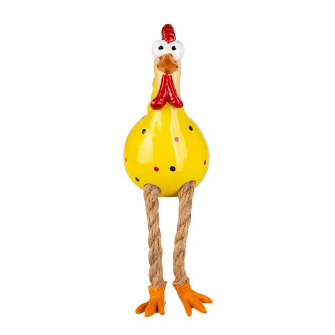 Huhn mit Schlenkerbeinen - ca. 11 x 6,5 x 19 cm