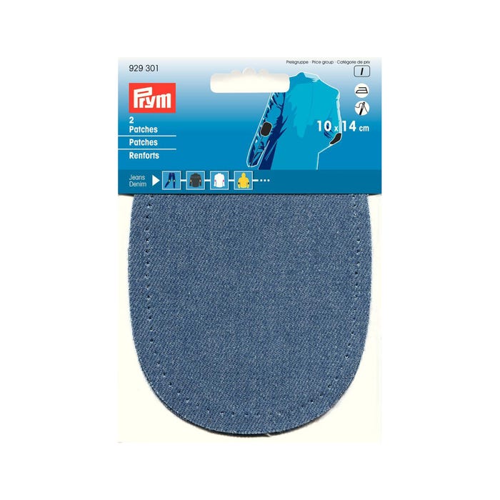 Prym-Set van 2 jeanspatches 10x14cm
