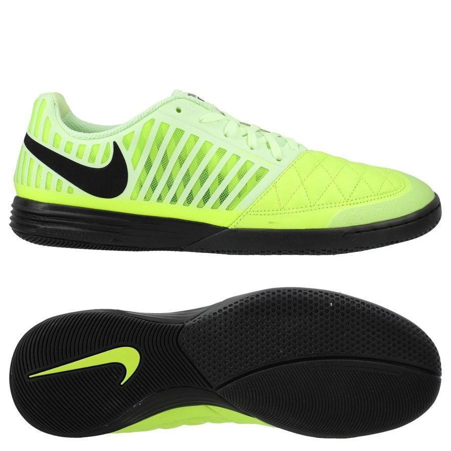 Nike Lunargato II IC Small Sided - Noir/Jaune Fluo