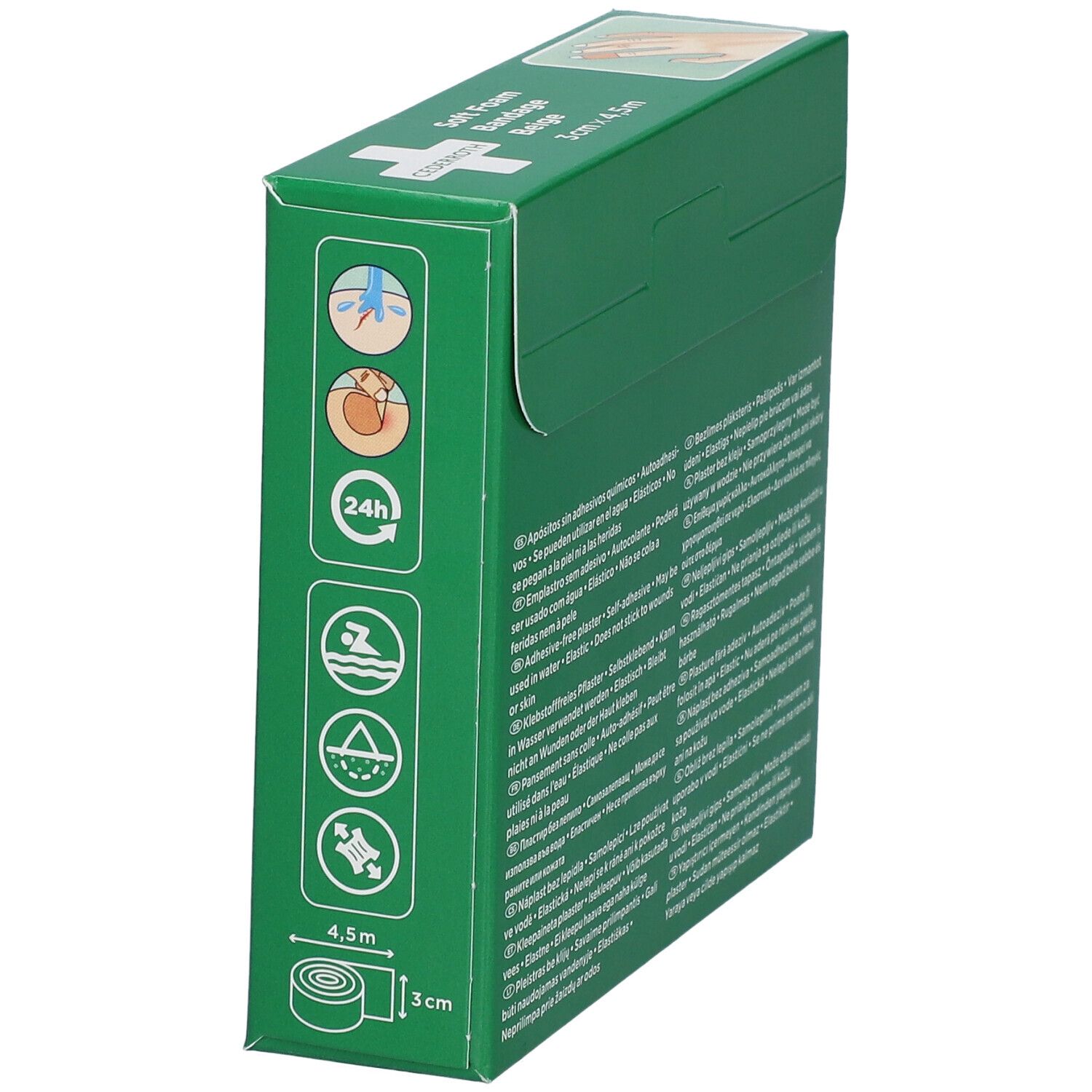 Soft NEXT Selbstklebender Verband 3 cm x 4,5 m