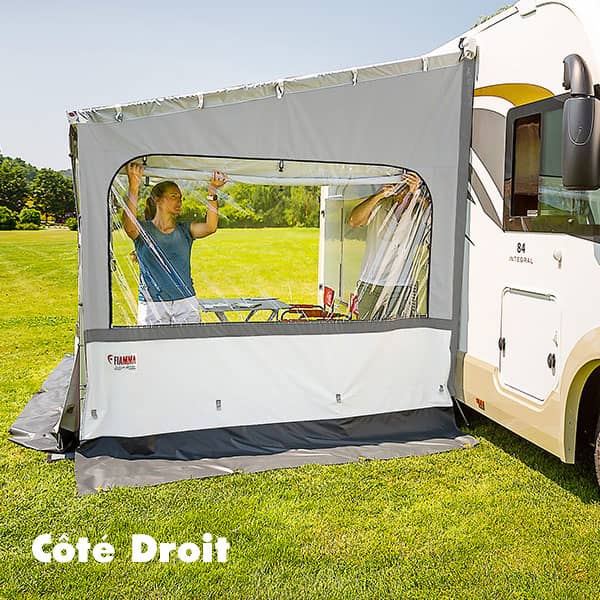 Paroi latérale DROIT Fiamma SIDE W PRO SHADE pour store F45 F65 et F80