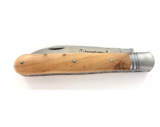Violon 10 cm - Genévrier - Guilloché Couteau de Poche PassionFrance