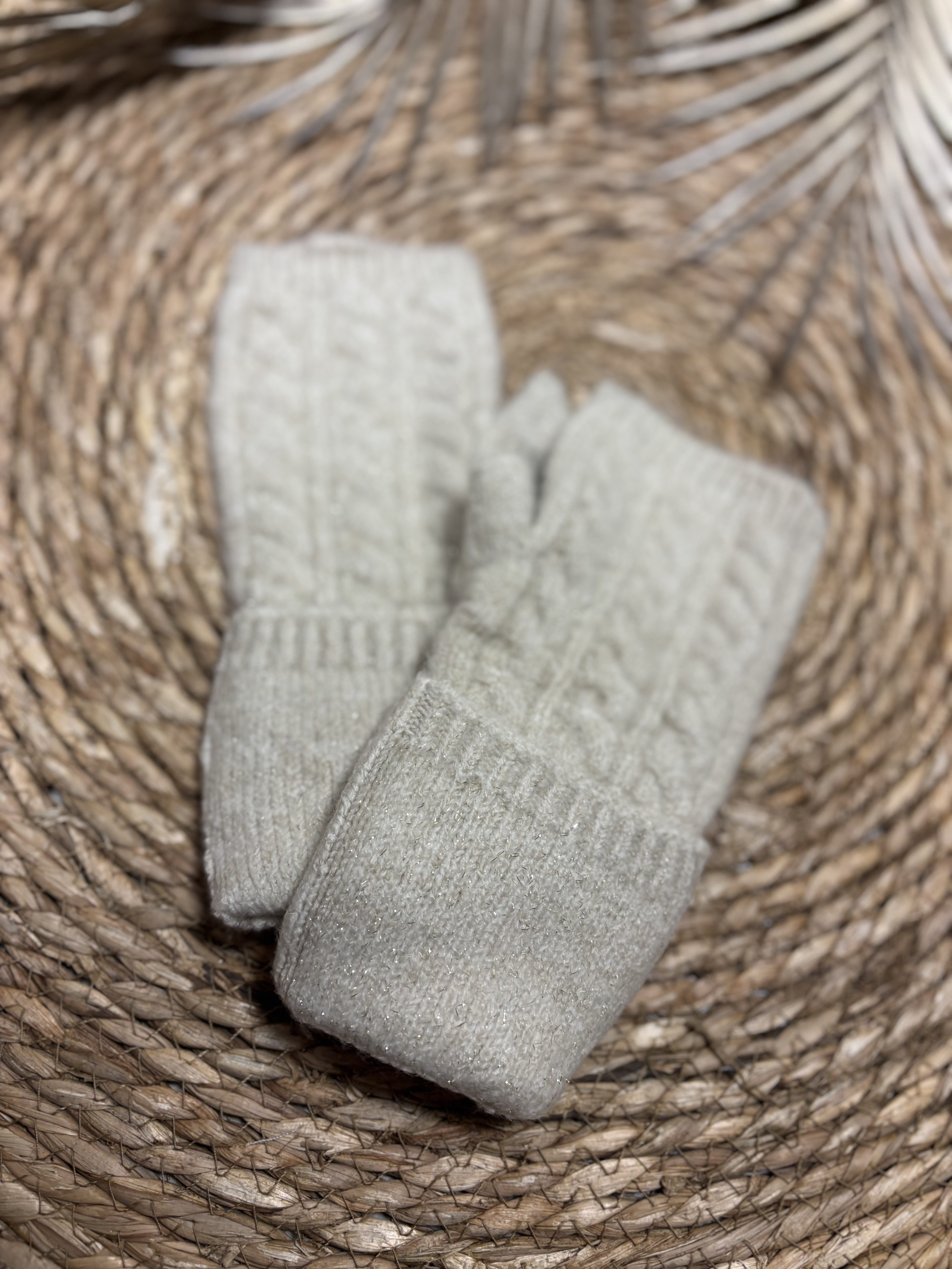 Handschoen Beige