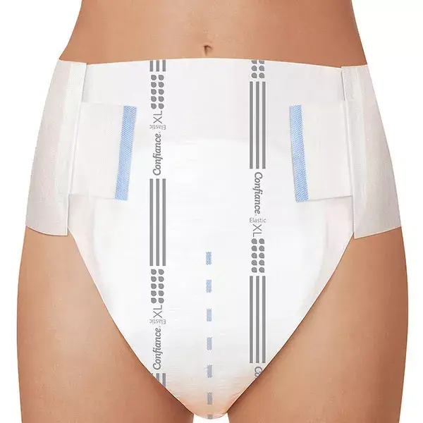 Fraldas Hartmann Confiance Elastic 10 Drops Tamanho XL 14 unidades