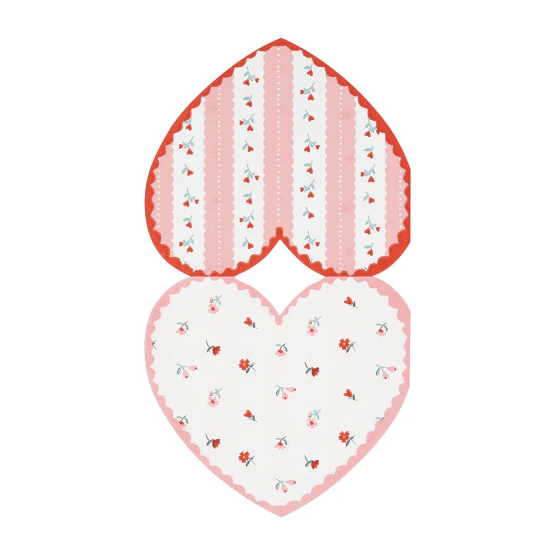 Meri meri servetten vintage rose - 16st