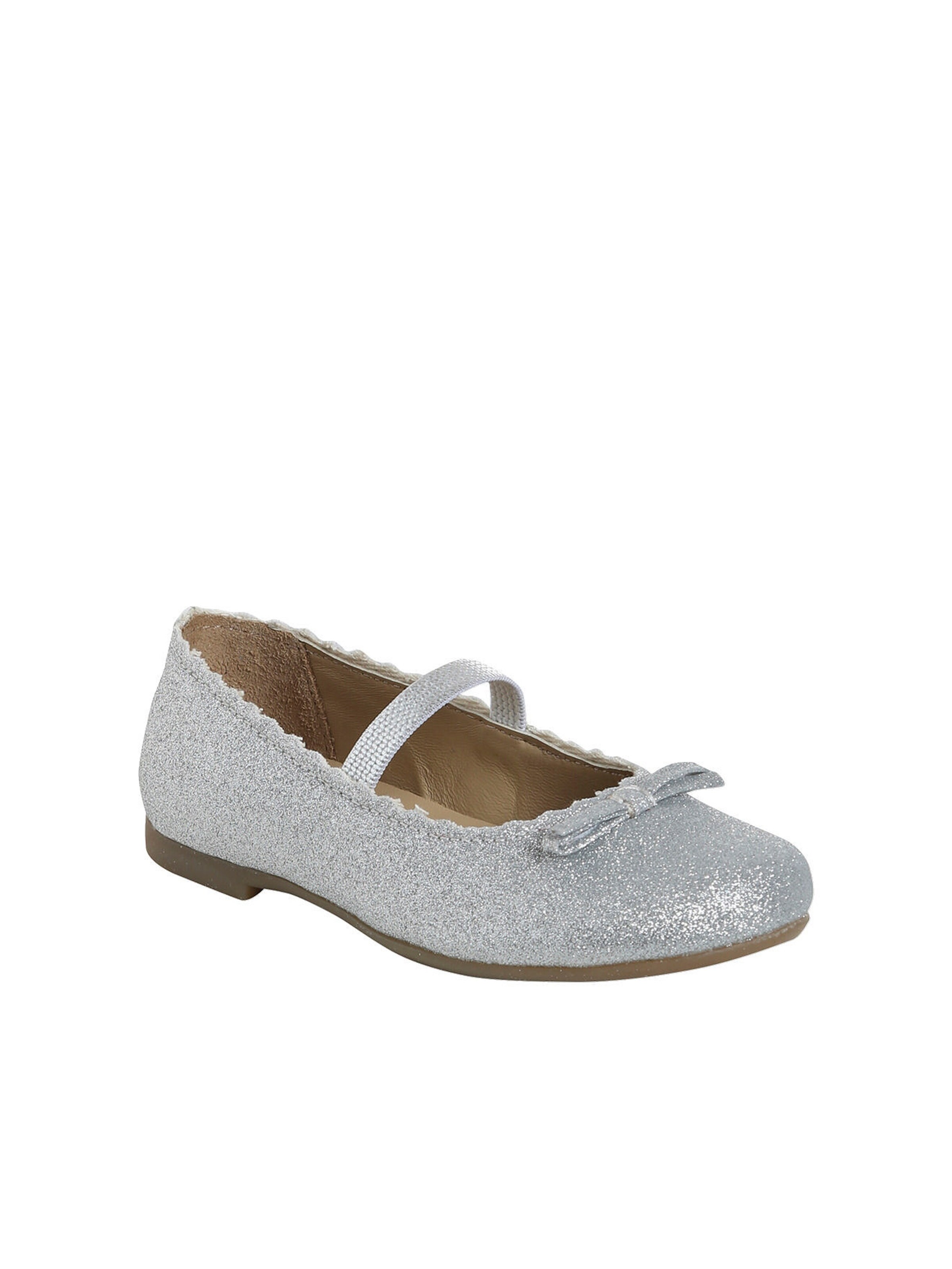 Vertbaudet Glitzernde Mädchen Ballerinas silber