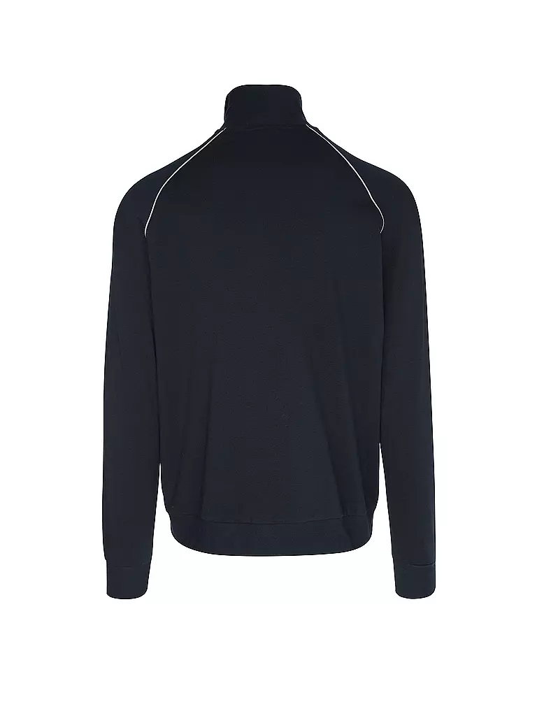 BOSS Loungewear Sweatjacke  dunkelblau