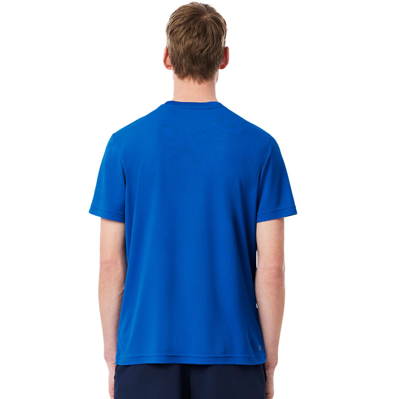 Tee-shirt tennis Lacoste x Novak Djokovic bleu