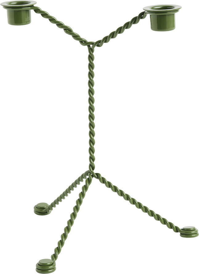 Hay Wire Candleholder-Green