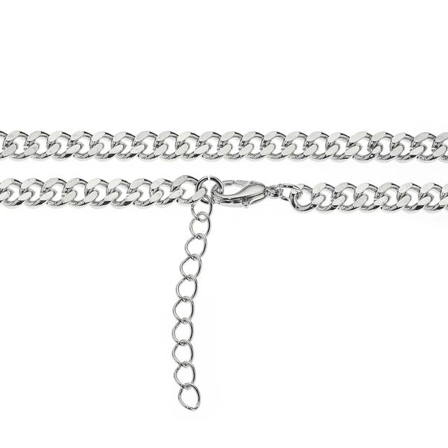 Panzer-Collier, facettiert, ca. 47 + 5 cm