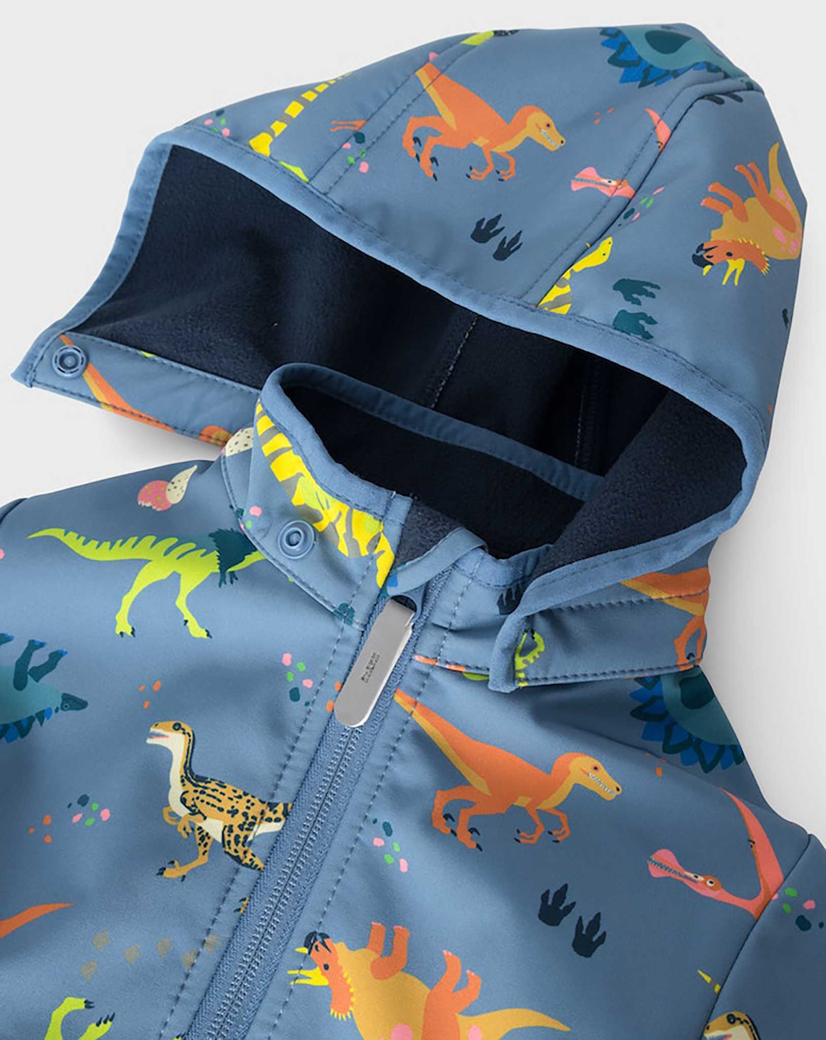 Softshelljacke NMMMALTA05 DINO in coronet blue