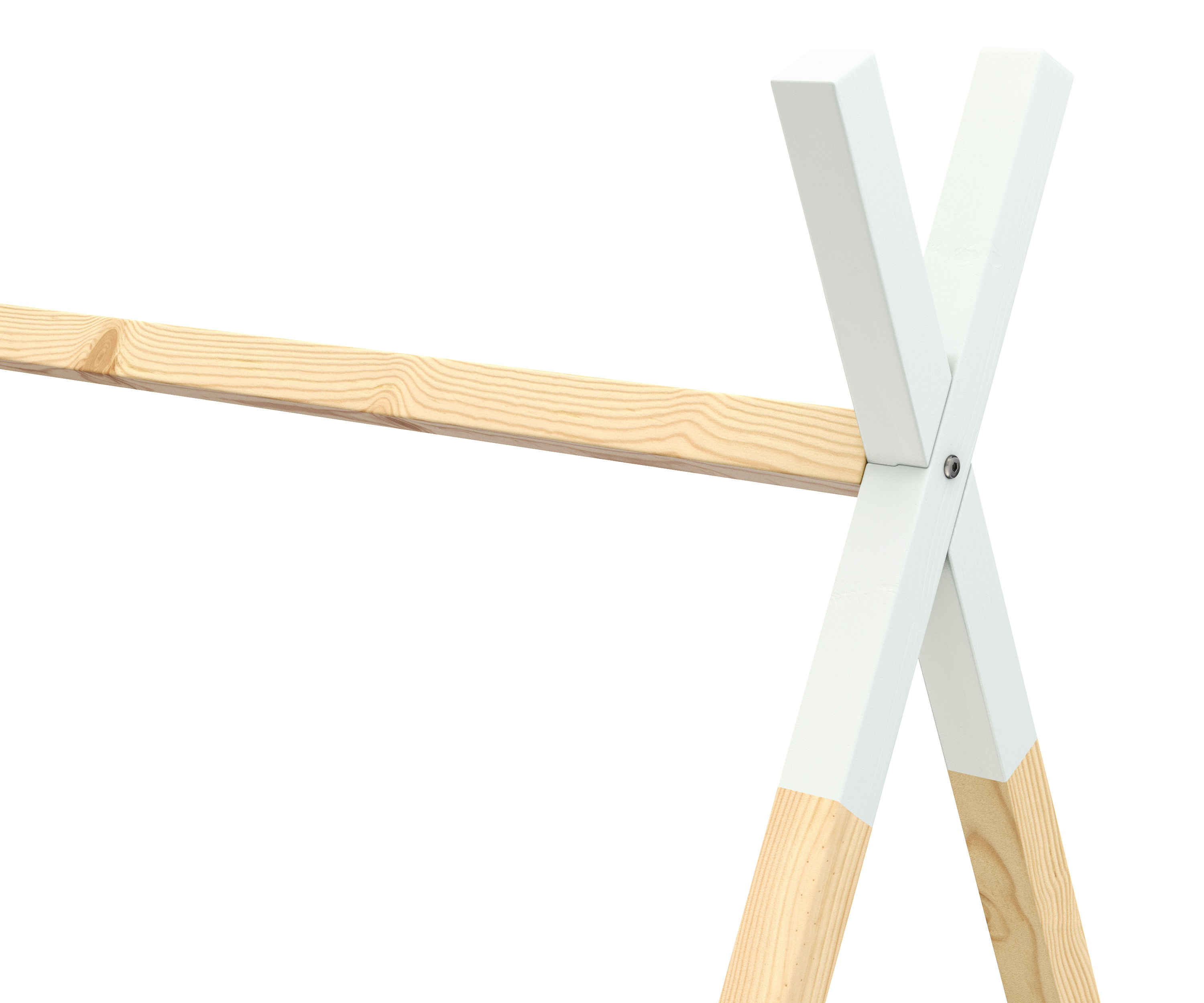 Kinderbett TIPI 90 x 200 cm natur