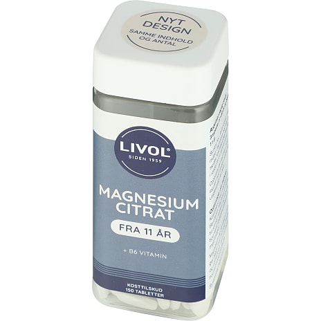 Magnesium citrat og B6 vitamin