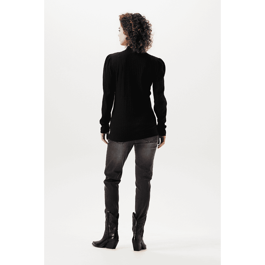 SUPERMOM Langarmshirt Casey Black