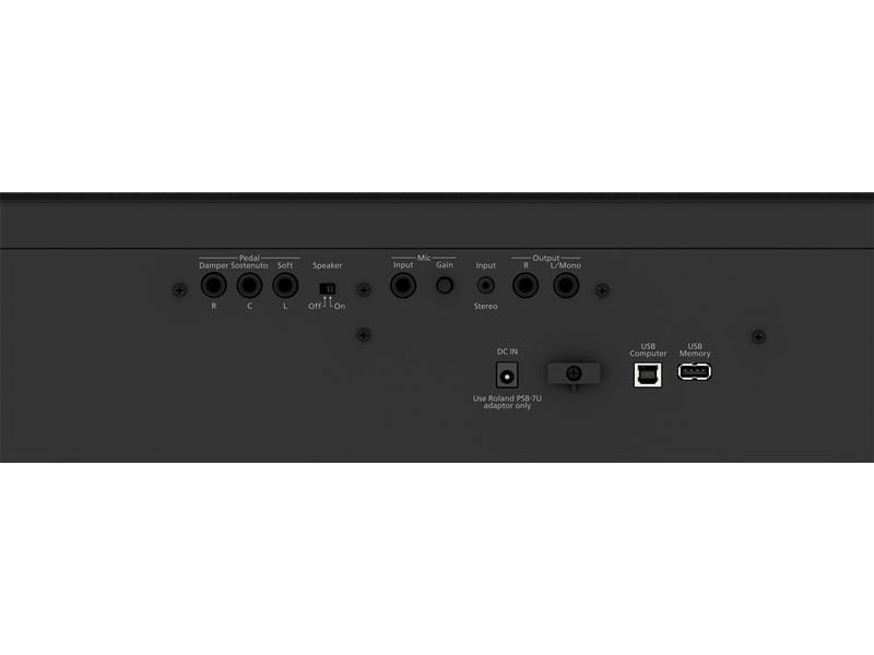 Roland E-Piano FP-60X Tragbares Piano mit leistungsstarken Lautsprechern und satten Umgebungseffekten