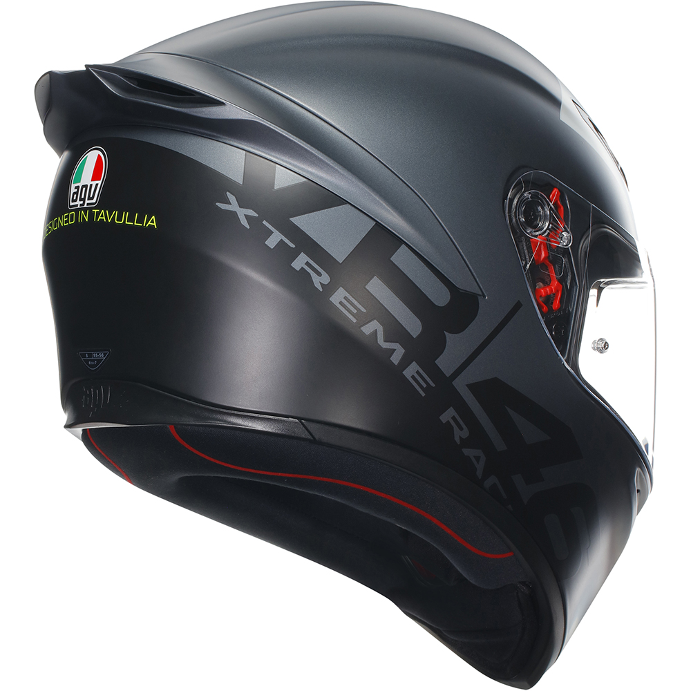 AGV - Casque K1 S Limit 46 Gris / Noir