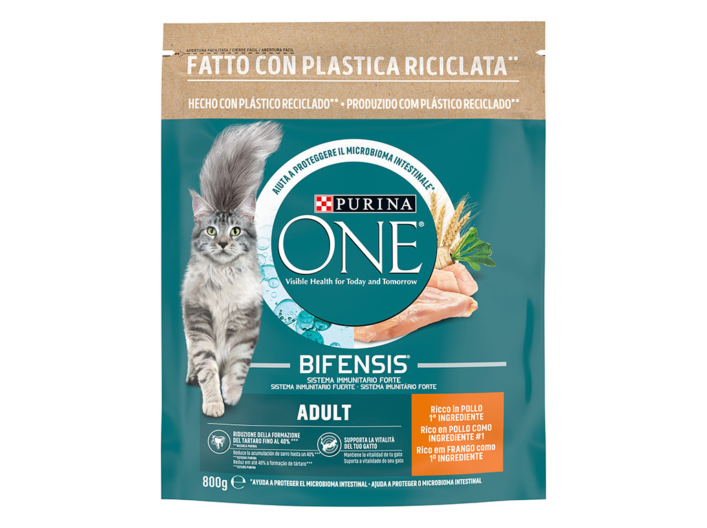RAÇÃO PARA GATO PURINA ONE ADULTO COM FRANGO E ARROZ 800G