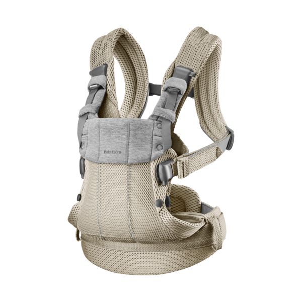 BabyBjörn Draagzak - Harmony - 3D-Mesh Grijsbeige