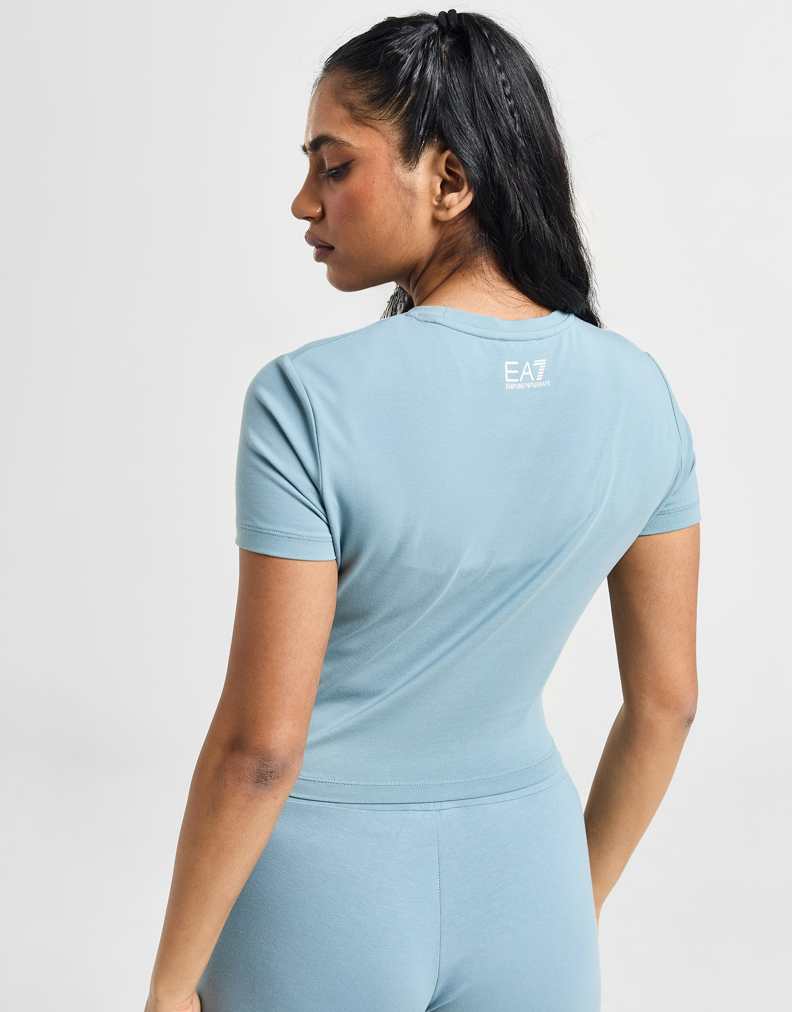Emporio Armani EA7 T-shirt court Logo Slim Femme