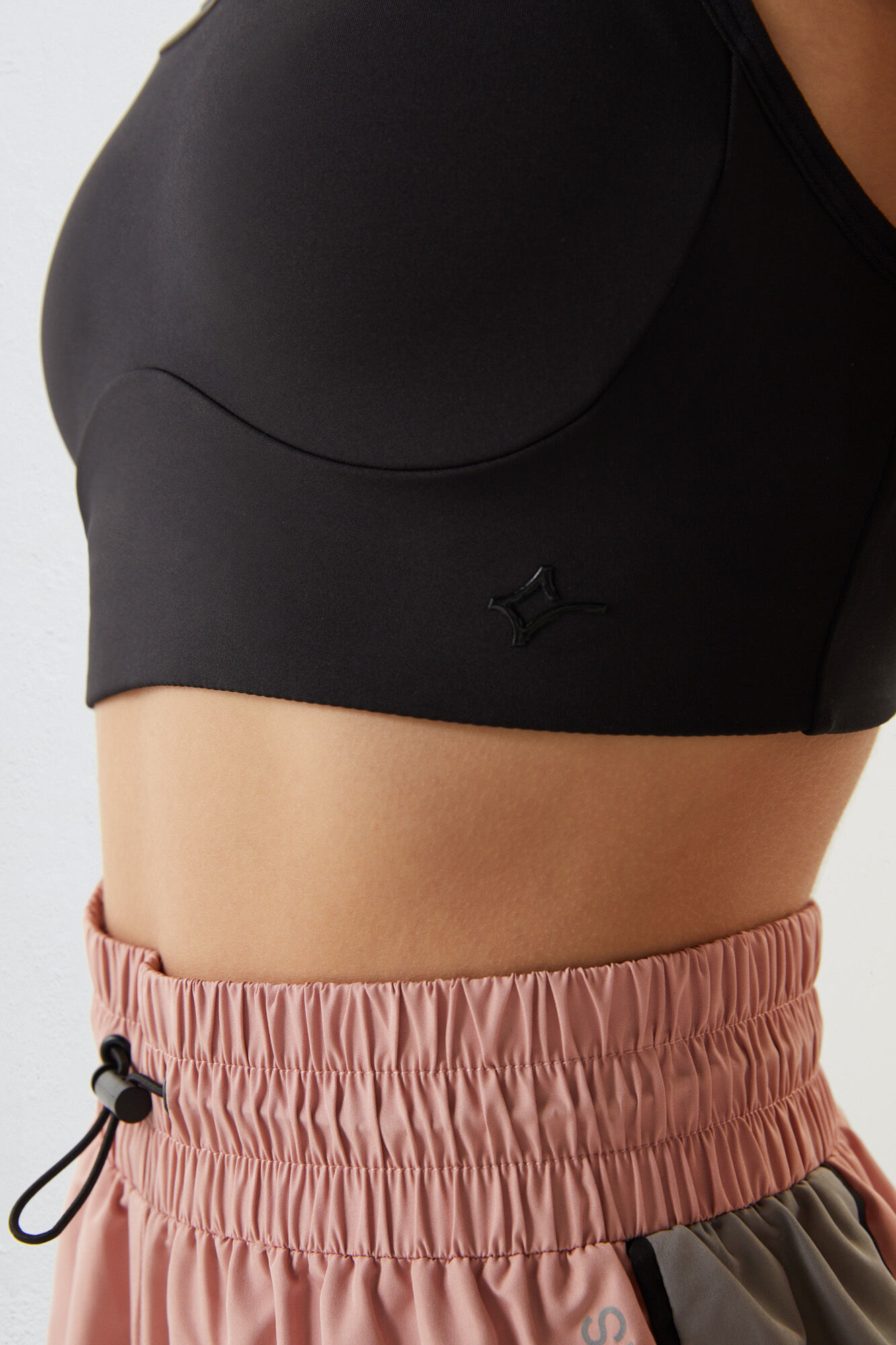 Sutiã esportivo preto 4D Stretch - Preto