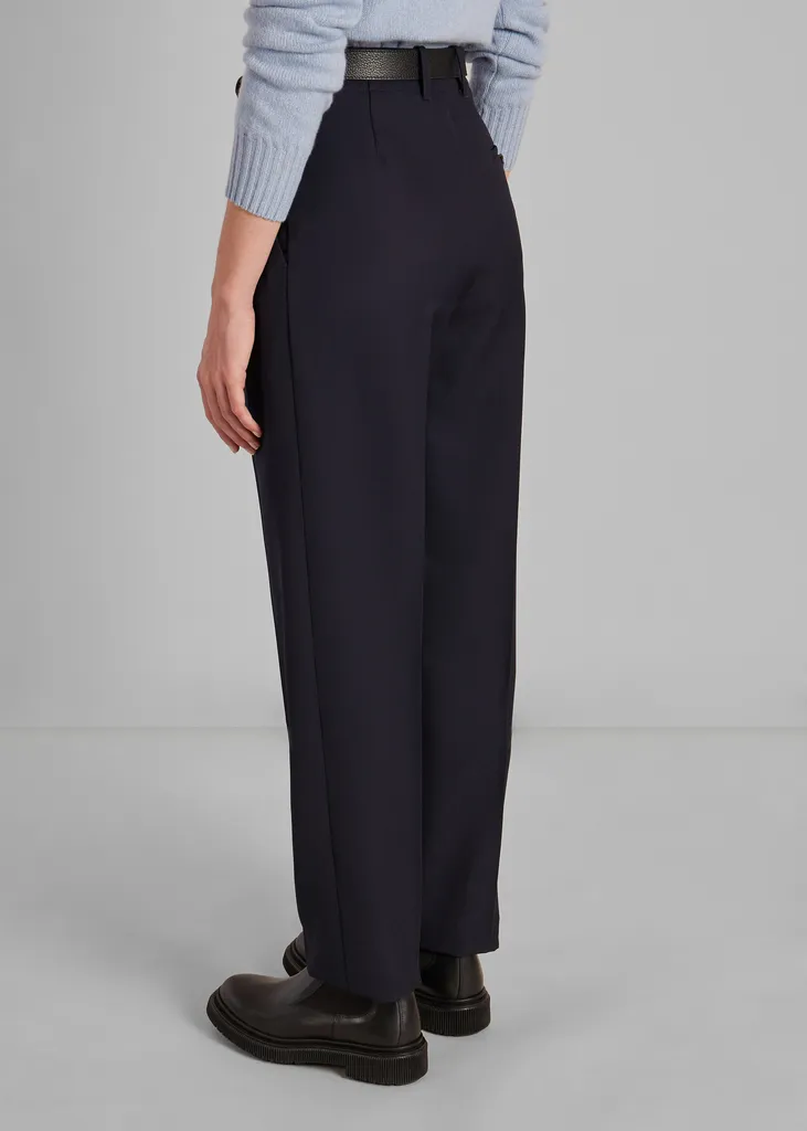 Pantalon à pinces en laine L'Exception Paris