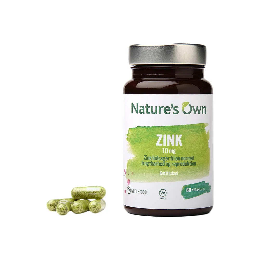 Nature's Own Zink - 60 kaps.