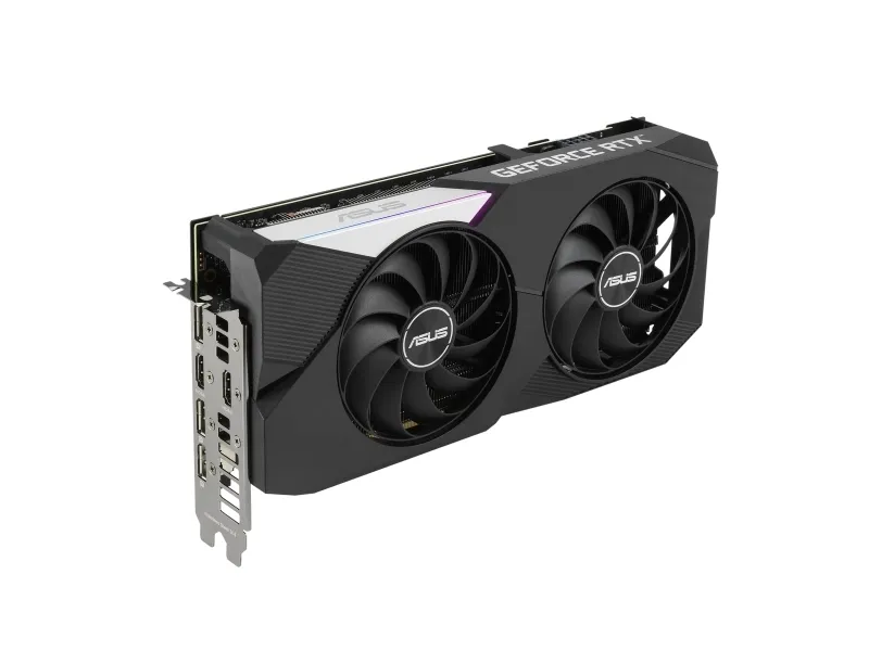 [OUTLET] - ASUS DUAL-RTX3060TI-O8G-V2 - OC Edition - grafikkort - GF RTX 3060 Ti - 8 GB GDDR6 - PCIe 4.0 - 2 x HDMI, 3 x DisplayPort - LHR