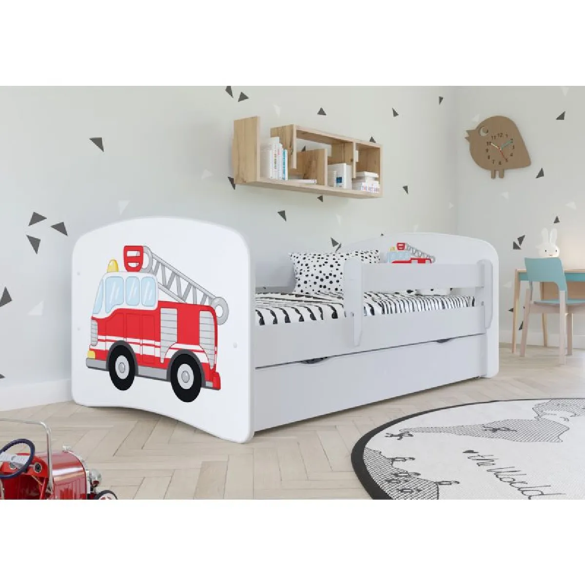 Kocot Kids Lit Pompiers - Rose