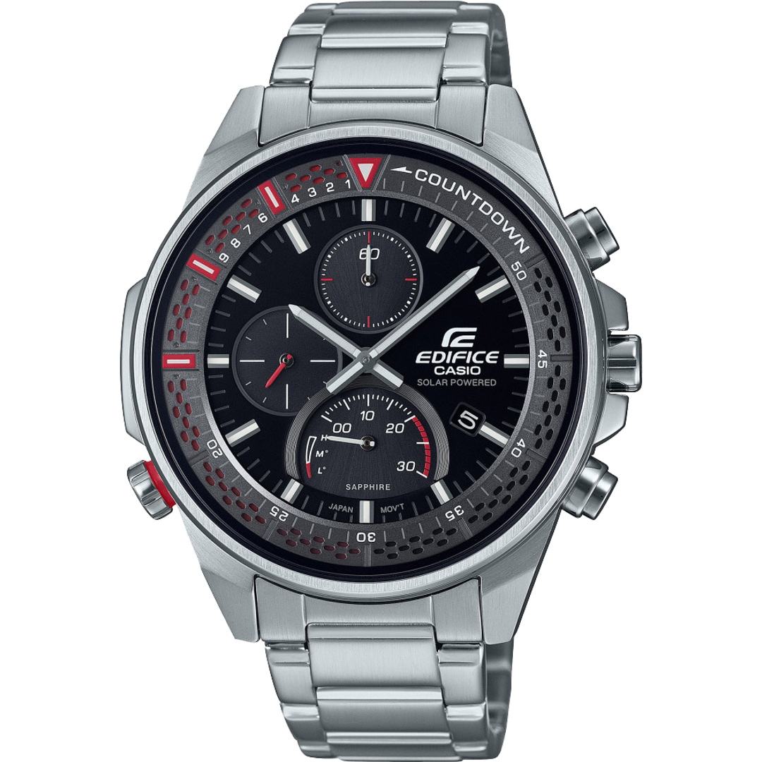 Casio Edifice Solar Chronograph Silbrig