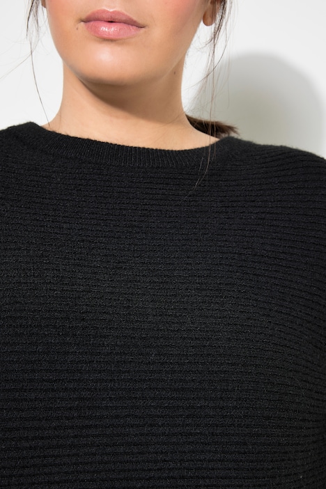 Maxikleid, Boxy Shape, Layering-Look, Strick und Satin