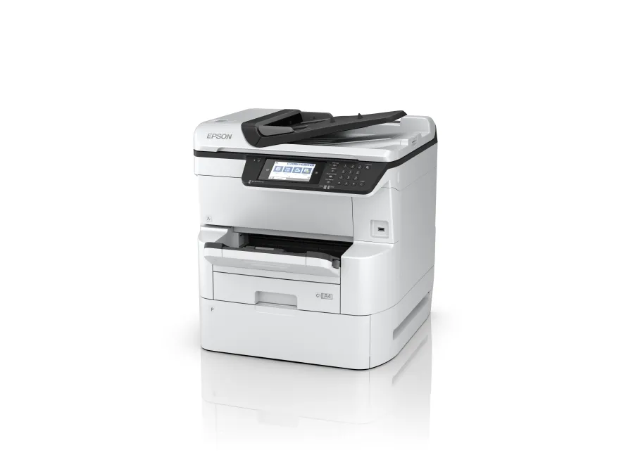 Epson WorkForce Pro WF-C878RDWF - Multifunktionsprinter - farve - blækprinter - A3 (297 x 420 mm) (original) - A3 (medie) - op til 22 spm (kopiering) - op til 24 spm (udskriver) - 335 ark - 33.6 Kbps - Gigabit LAN, Wi-Fi(n), USB 3.0, USB 2.0 vært