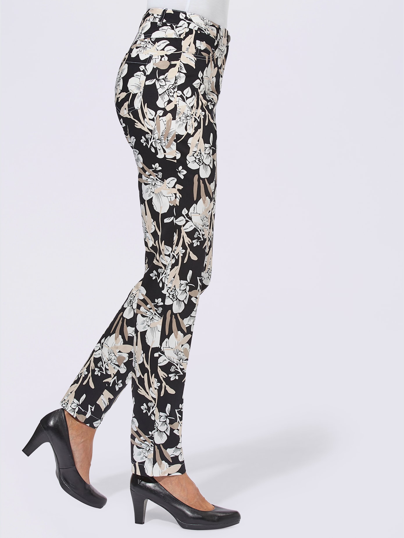Pantalon imprimé 98% coton